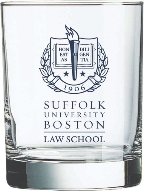 Suffolk University Rams Double Old Fashioned 14 oz. Glass