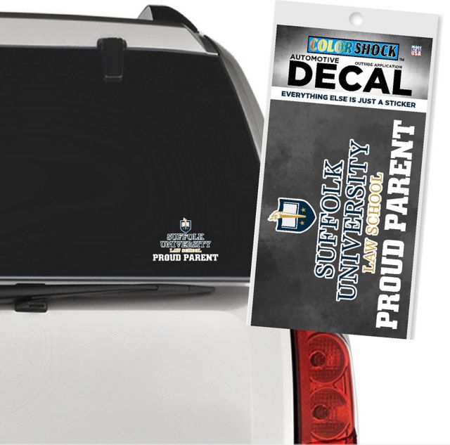 Suffolk University Proud Parent Decal