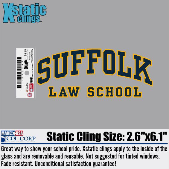 Suffolk University Cling Decal