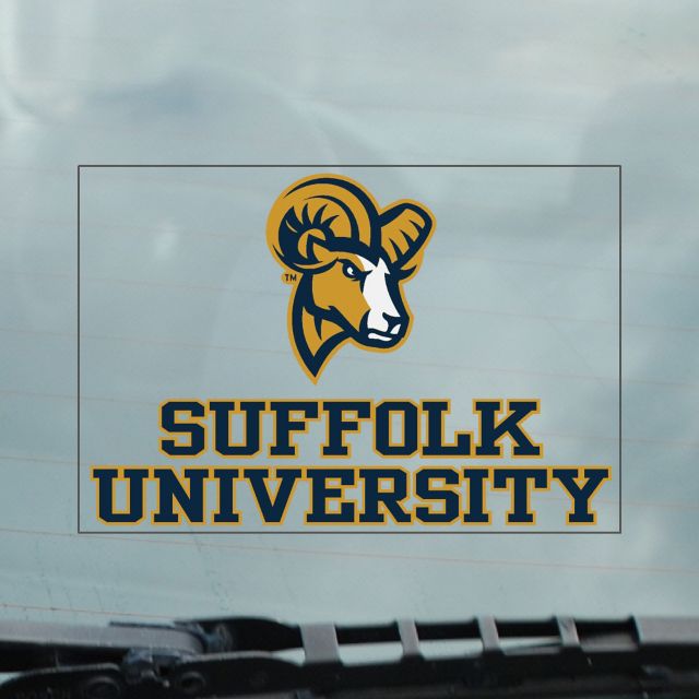 Suffolk University Rams Cling Decal