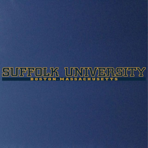 Suffolk University Strip Decal