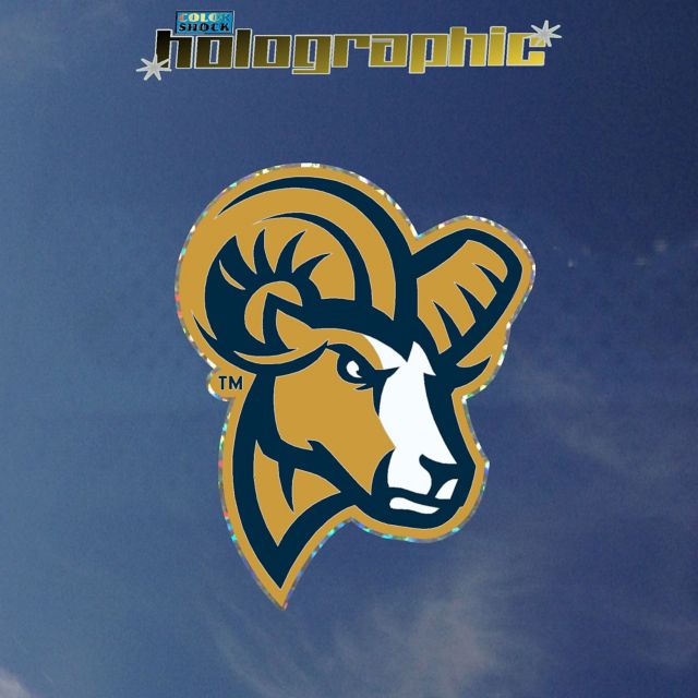 Suffolk University Rams Holographic Decal