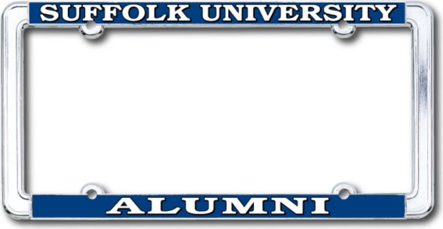 Suffolk University Alumni Thin Dome License Plate Frame